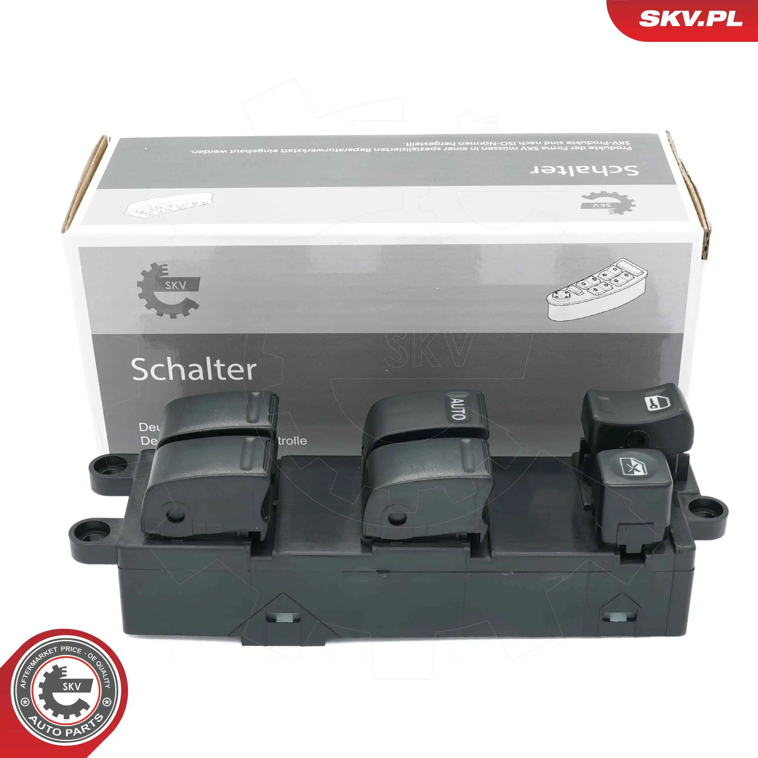 Switch, window regulator